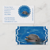 愛らしいイルカ 名刺 (正面/裏面)