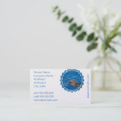 愛らしいイルカ 名刺 (スタンド正面)