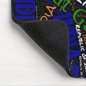 愛らしいインド国旗の色の愛国心 マウスパッド (コーナー)