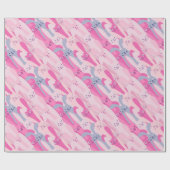 愛らしいイースターのウサギパターン|包装紙 ラッピングペーパー (フラット)