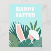 愛らしいイースターカード シーズンポストカード (正面)
