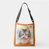 愛らしいイースターキッカラフルテン クロスボディバッグ (正面)