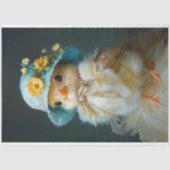 愛らしいイースターシックフローラハットデコpage 薄葉紙 (正面)