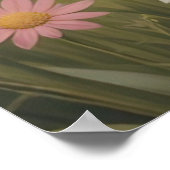 愛らしいイースターバニーたちの春の牧場 ポスター (角)