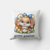 愛らしいイースターバニー クッション (裏面)