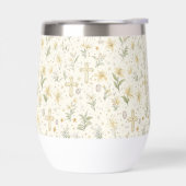 愛らしいイースターパターンワインタンブラー (左面)