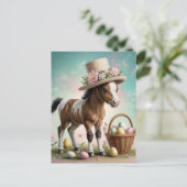 愛らしいイースターフォール ポストカード (スタンド正面)