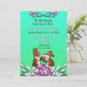 🐰愛らしいイースターブランチ&エッグ狩り 招待状 (スタンド正面)