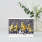 愛らしいイースターヴィンテージはがき シーズンポストカード (スタンド正面)