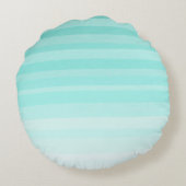 愛らしいウィンキング絵文字顔 – 常に幸せになる ラウンドクッション (裏面)