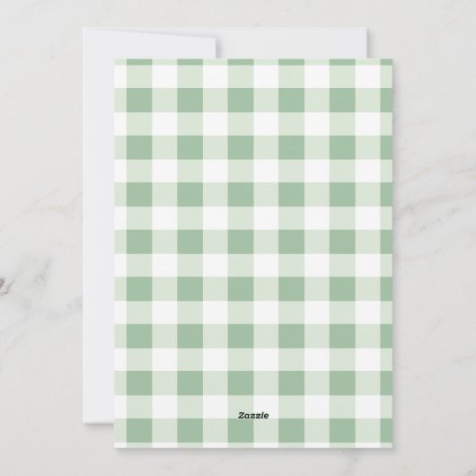 愛らしいウサギのウサギがリースのクリスマス シーズンカード (裏面)