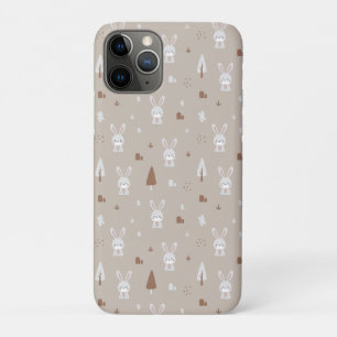 愛らしいウサギのキッズパターン iPhone 11 PROケース