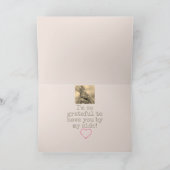 愛らしいウサギのロマンチックカード 愛する人へ カード (内部)