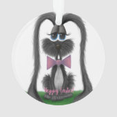 愛らしいウサギ オーナメント (裏面)