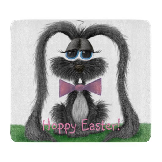 愛らしいウサギ カッティングボード (正面)