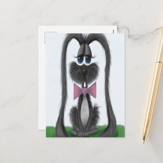 愛らしいウサギ シーズンポストカード (正面/裏面インサイチュ)