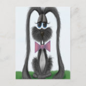 愛らしいウサギ シーズンポストカード (正面)