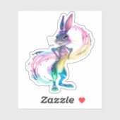 愛らしいウサギ シール (シート)