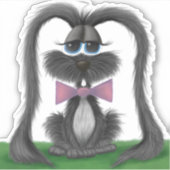 愛らしいウサギ シール (正面)