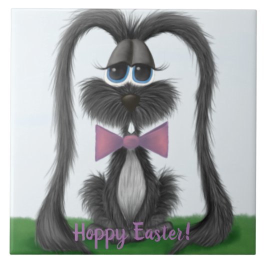 愛らしいウサギ タイル (正面)