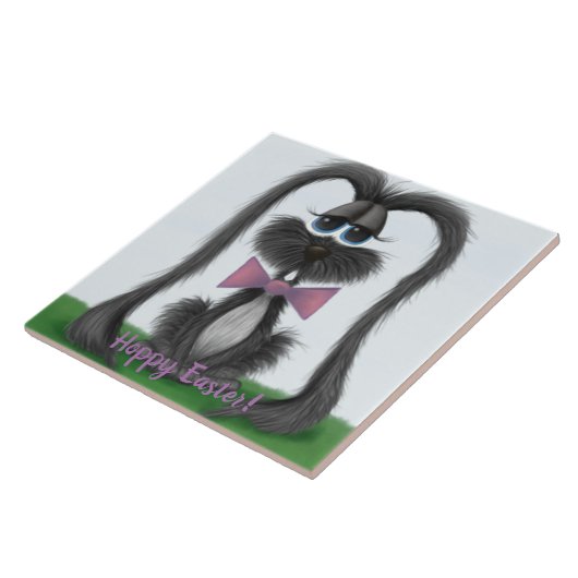 愛らしいウサギ タイル (側面)