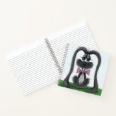 愛らしいウサギ ノートブック (内部)