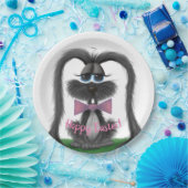 愛らしいウサギ ペーパープレート (パーティー)