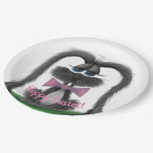 愛らしいウサギ ペーパープレート (アングル)