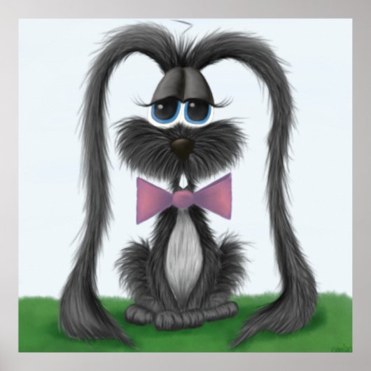 愛らしいウサギ ポスター (正面)