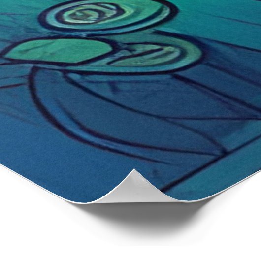 愛らしいウサギ ポスター (角)