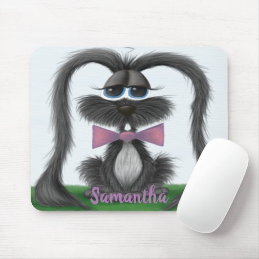 愛らしいウサギ マウスパッド (マウス)