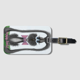 愛らしいウサギ ラゲッジタグ