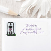 愛らしいウサギ ラベル (インサイチュ)