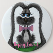 愛らしいウサギ 缶バッジ (正面)