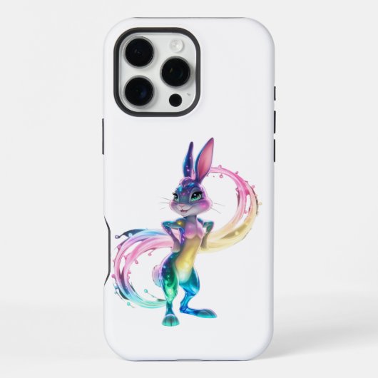 愛らしいウサギ iPhoneケース (裏面)