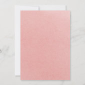 愛らしいウッドランドフローラ緑の赤ちゃんシャワー 招待状 (裏面)