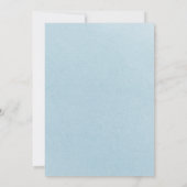 愛らしいウッドランドフローラ緑の赤ちゃんシャワー 招待状 (裏面)