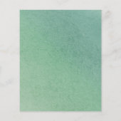 愛らしいウッドランド赤ちゃんシャワー予算招待状 (裏面)