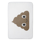 愛らしいウンチ-かわいいズク-ハッピードゥー バスマット (正面縦)