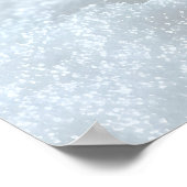 愛らしいウール雪だるまハット&スカーフデザイン ポスター (角)