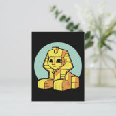 愛らしいエジプト素晴らしスフィンクス ポストカード (スタンド正面)