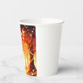 愛らしいエレガント魅惑の森の赤ちゃんシャワー 紙コップ (左)