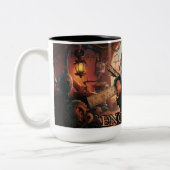 愛らしいエンジニア格言マグ ツートーンマグカップ (左)