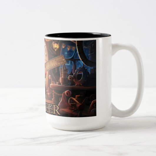 愛らしいエンジニア格言マグ ツートーンマグカップ (右)