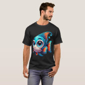 愛らしいエンゼルフィッシュ Tシャツ (正面フル)