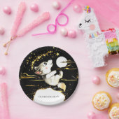 愛らしいオオカミ誕生日 ペーパープレート (パーティー)