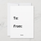 愛らしいオッターハグハート シーズンカード (裏面)