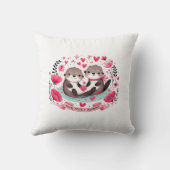 愛らしいオッタープリン クッション (裏面)