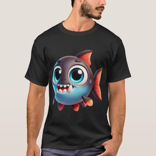 愛らしいオニイトヒキアジ Tシャツ (正面)