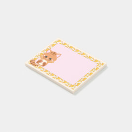 愛らしいオレンジ虎猫タイガーキッテン ポストイット